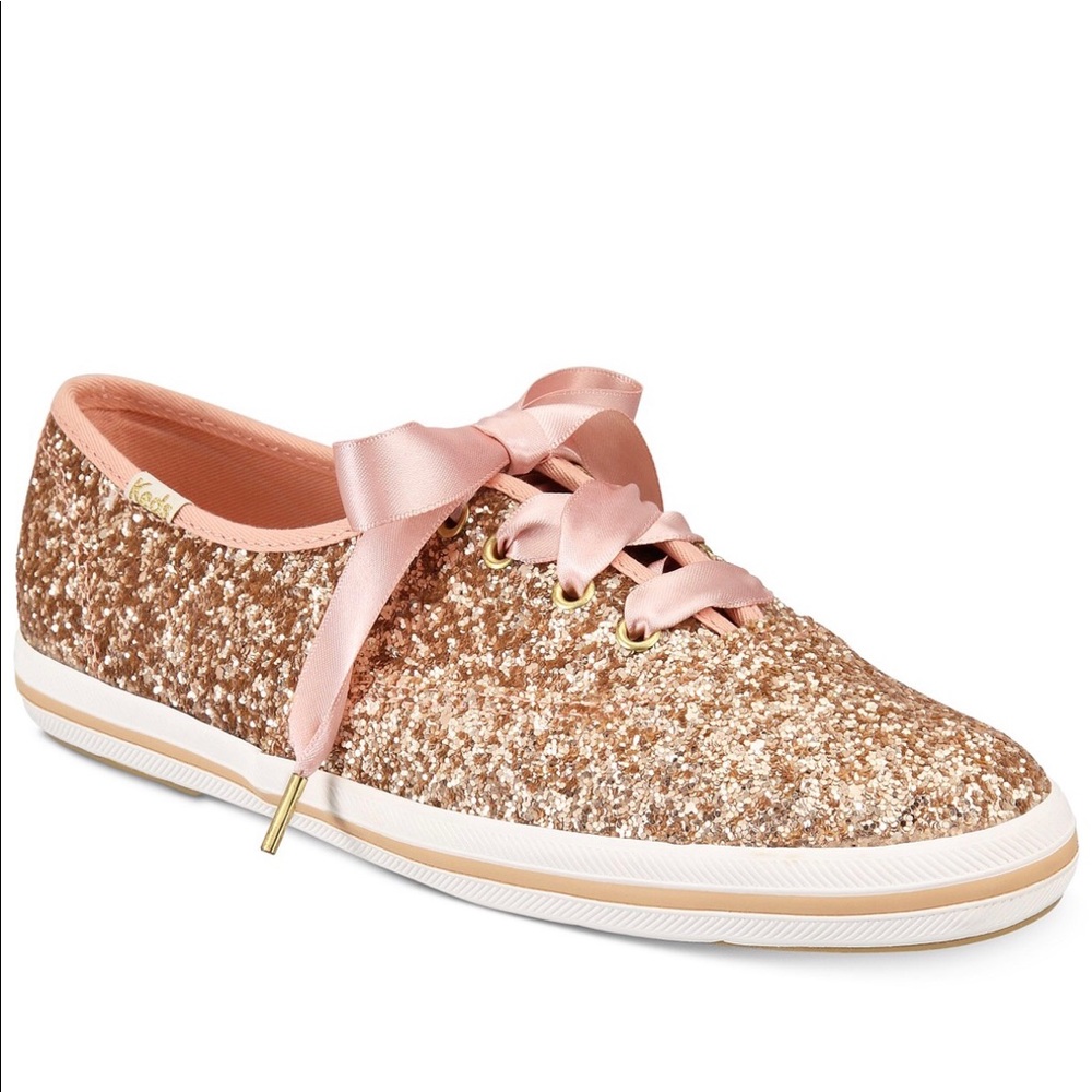 Kate Spade rose gold Keds